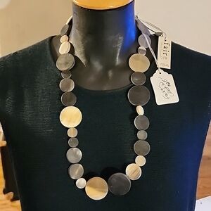 FAIRE (Trade) COLLECTION Artisan Horn Necklace.  Shopfaire.com